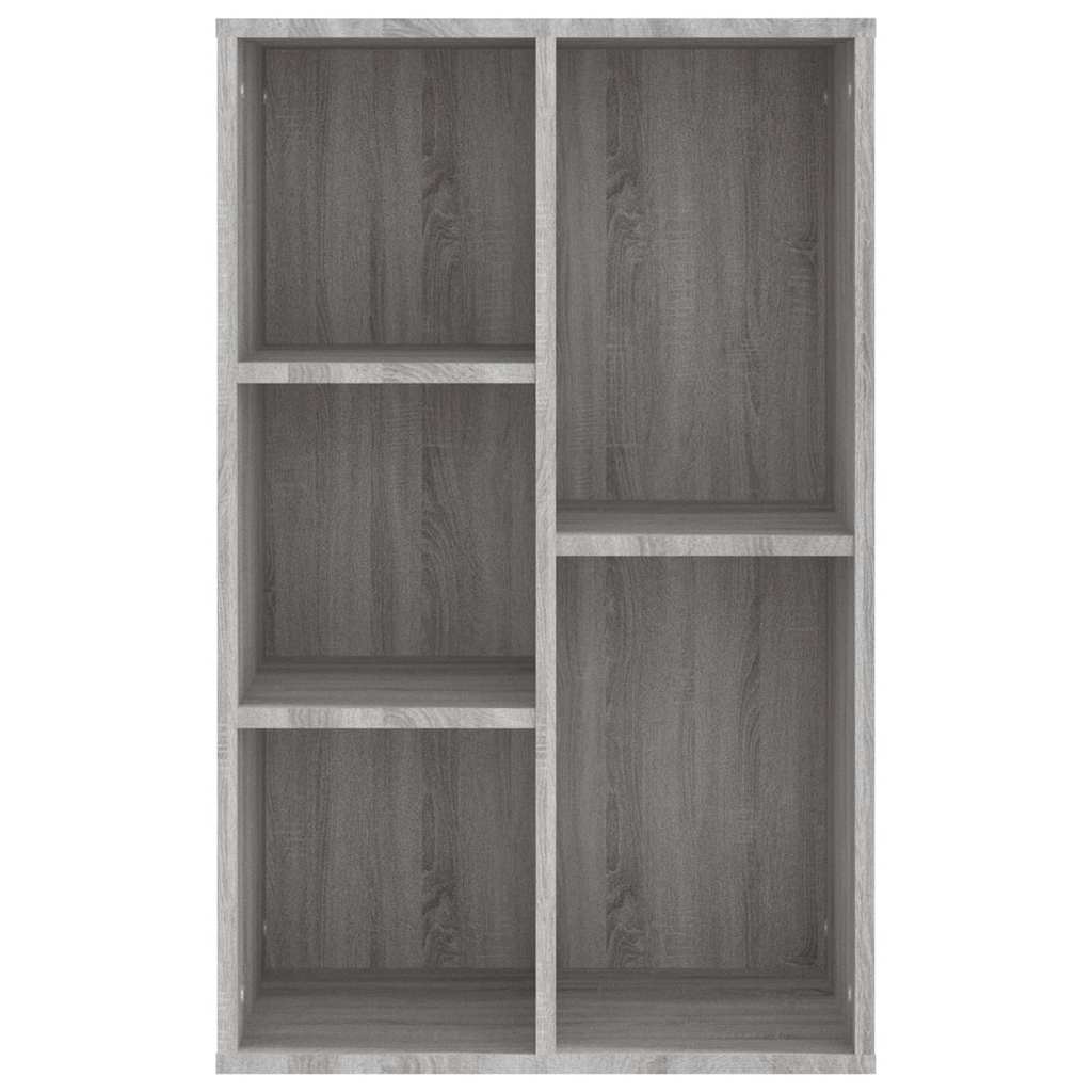 Book Cabinet/Sideboard Grey Sonoma 50x25x80 cm Engineered Wood